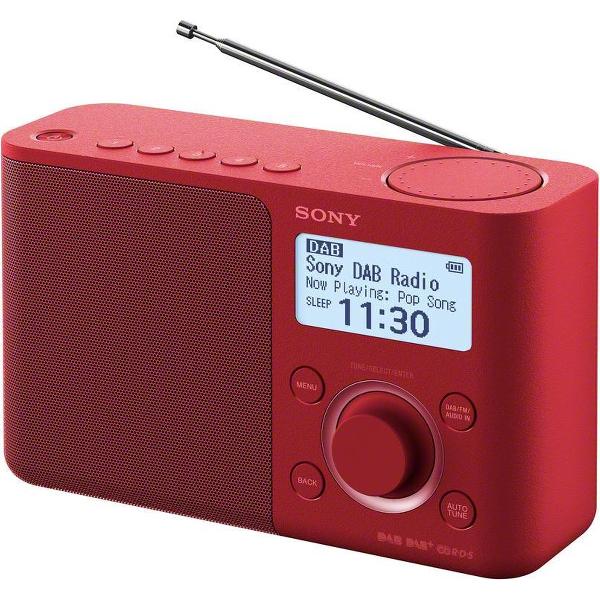 Sony XDR-S61D - DAB+ Radio - Rood