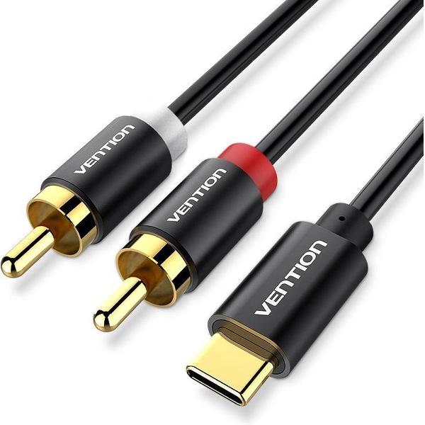 Vention USB Type-C naar RCA Audio Line Kabel Adapter - 50 centimeter