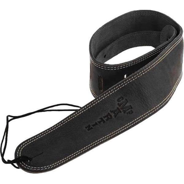 Martin 18A0013 Ball Glove Leather Suede Black lederen gitaarband