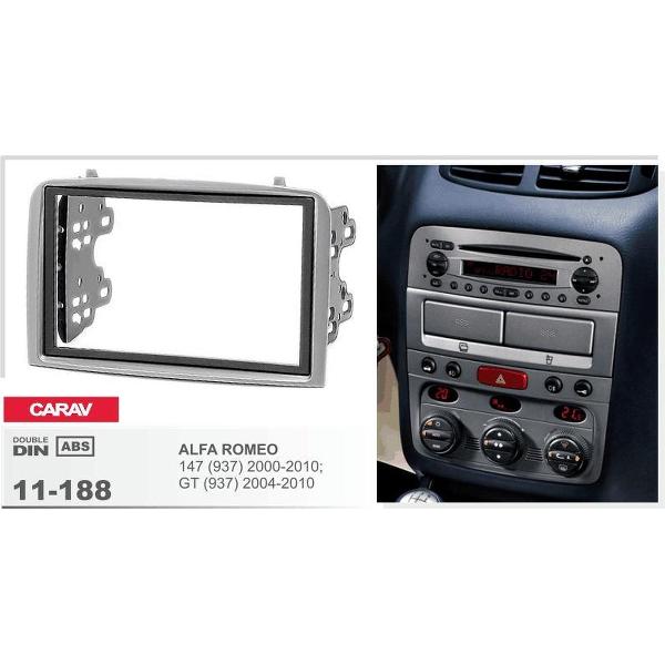 2-DIN ALFA ROMEO 147 (937) 2000-2010; GT (937) 2004-2010 inbouwpaneel Audiovolt 11-188