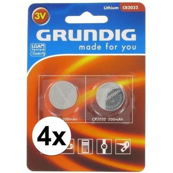 Knoopcel batterij 8 stuks CR2032