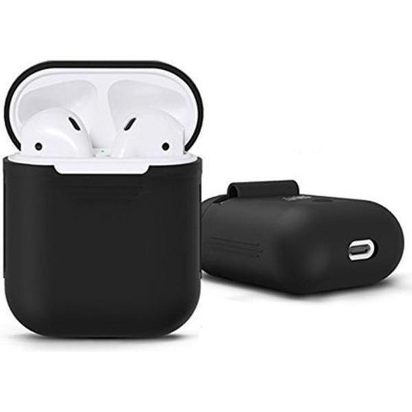 Silicone Case Geschikt voor Apple AirPods - Zwart