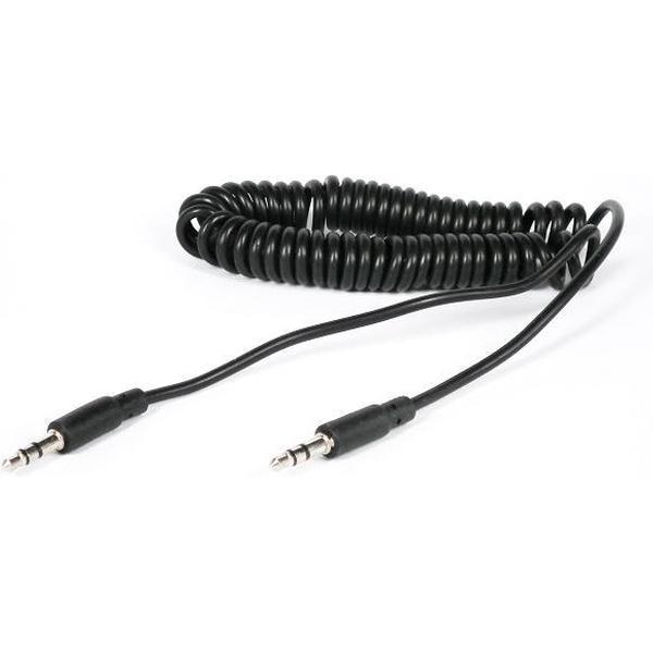 3.5 mm Jack Spiraalkabel, 2 meter