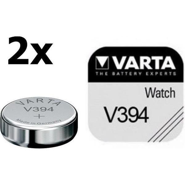 2 Stuks - Varta V394 67mAh 1.55V knoopcel batterij
