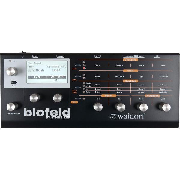 Blofeld zwart Desktop Synthesizer