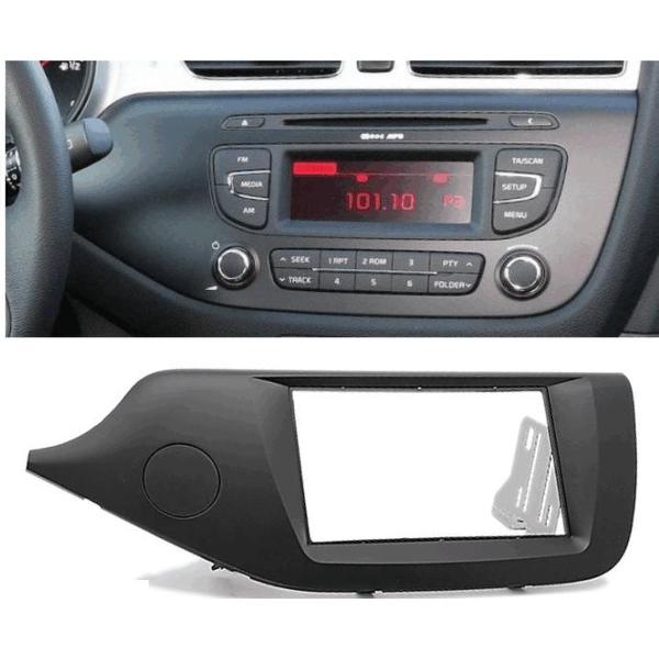 2-DIN KIA CEE'D 2012+ (Left wheel / Black) frame Audiovolt 11-421