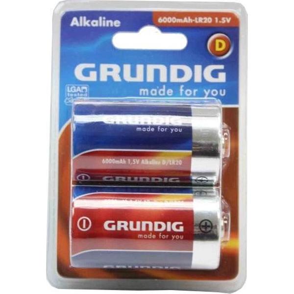 Grundig D Alkaline Batterijen - 2 stuks
