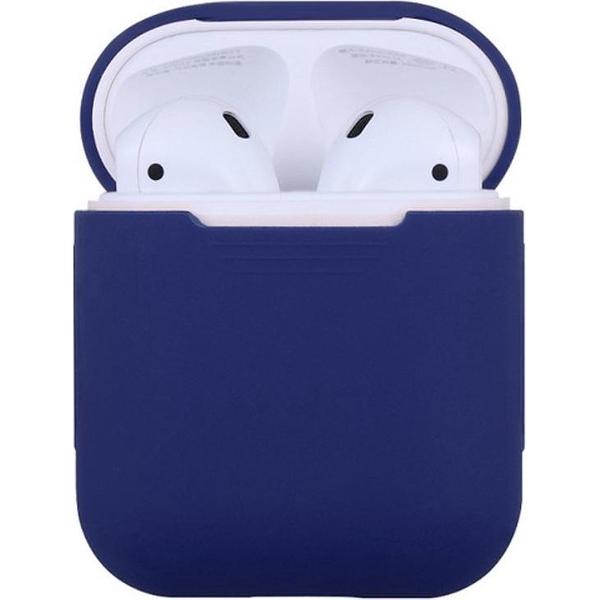 Siliconen case | geschikt voor airpods |donker blauw