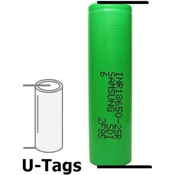 1 Stuk U-Soldeerlippen Samsung INR18650-25R 20A