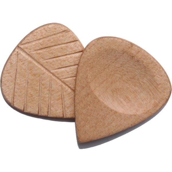Esdoorn grip serie houten 2-pack plectrum 2.50 mm