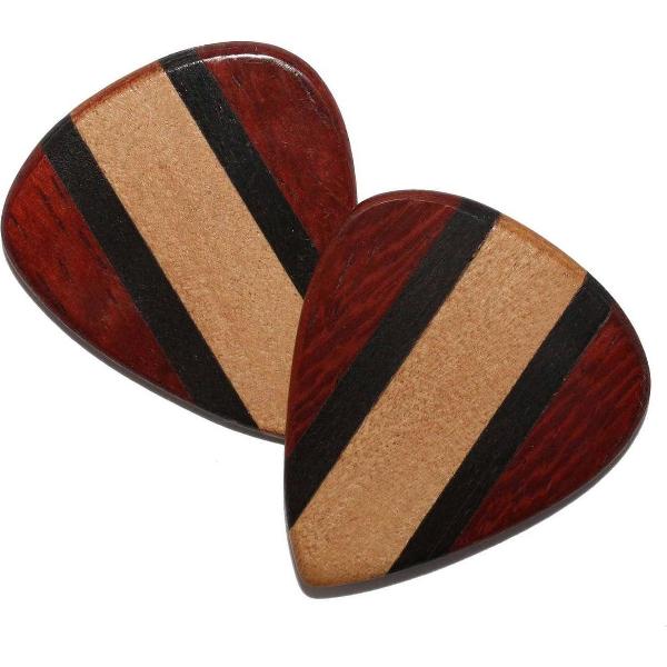 Ebben, Cocobolo & Esdoorn houten 2-pack plectrum 3.50 mm