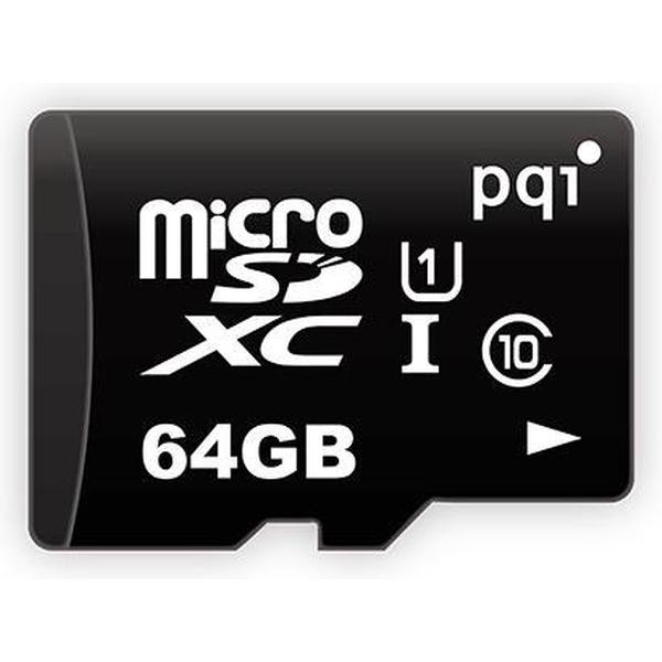 PQI MS10U11-64 flashgeheugen 64 GB MicroSDXC Klasse 10
