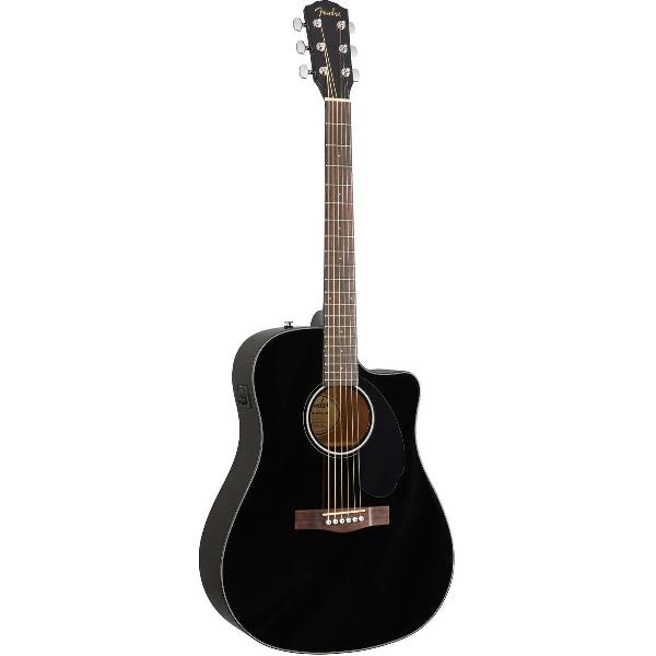 Fender CD-60SCE Black westerngitaar