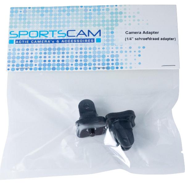 SportsCam Camera Adapter (2x 1/4 schroefdraad adapter)