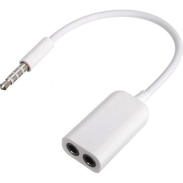 3.5mm 1 naar 2 koptelefoon / oordopjes aansluitingen splitter