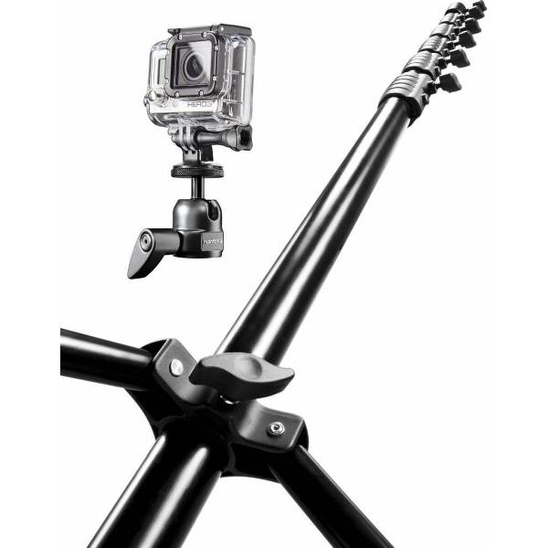 mantona Maxi Airview statief 6m voor GoPro