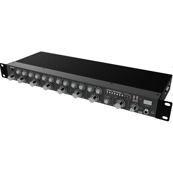 Hill audio - Line Mixer V2/ 1-6M | 1-6S 1U mic - Zwart -ALVStore B.V.