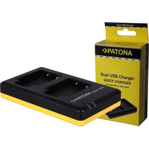 PATONA Dual Quick-Charger voor Nikon EN-EL19, ENEL19