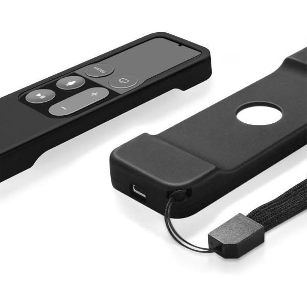 Apple TV 4 afstandsbediening siliconen game hoesje (zwart)