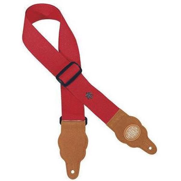 Gitaarriem Grass Series Rood Hennep GST-100-RD Gaucho