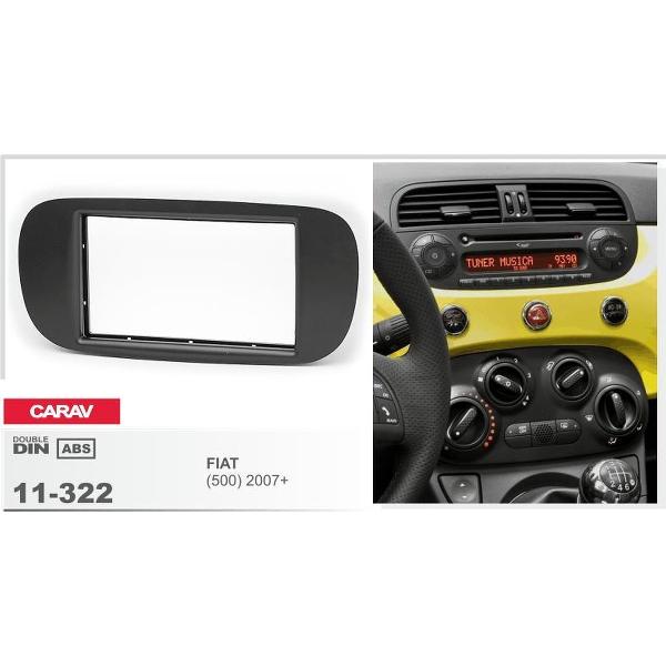 2-DIN FIAT (500) 2007+ inbouwpaneel Audiovolt 11-322