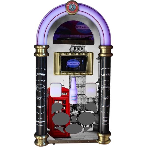 Strausser Jukebox London Phone Box
