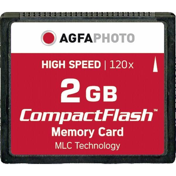 AgfaPhoto Compact Flash, 2GB 2GB CompactFlash flashgeheugen