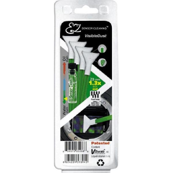Visible Dust 1.3x and Micro 4/3 Sensor Cleaning Kit (Sensor Clean Solution and 4 Green Swabs)