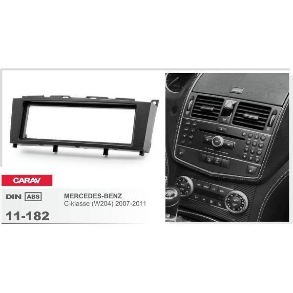 1-DIN MERCEDES-BENZ C-klasse (W204) 2007-2011 afdeklijst / installatiekit Audiovolt 11-182