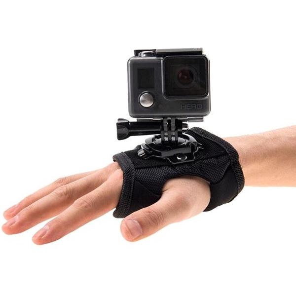 360° Palm Strap Mount - voor GoPro HERO 5 / 4 Session 5 /4 /3+ /3 /2 /1, Xiaomi Yi Sport Camera