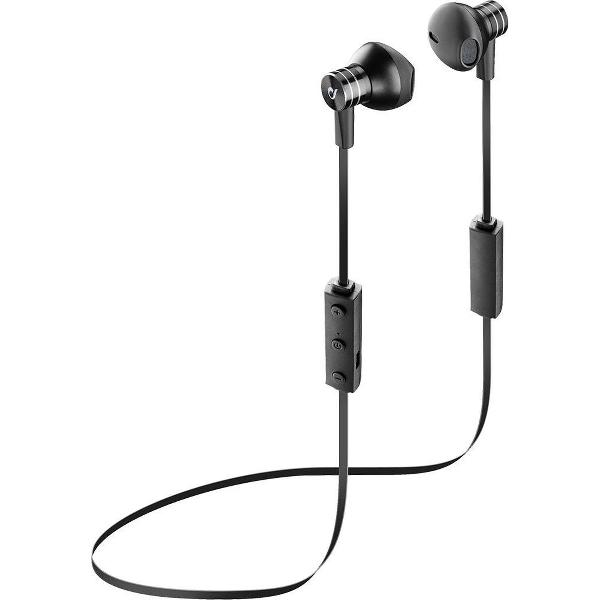 Cellularline Pearl Headset In-ear Zwart, Zilver