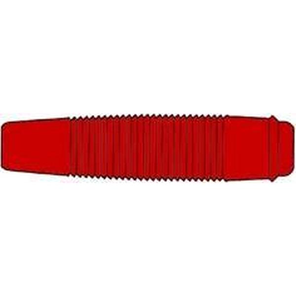 GEÏSOLEERDE SOEPELE CONTRA BANAANSTEKKER VOOR BANAANSTEKKERS 4mm / ROOD (KUN 30) (HM4411)