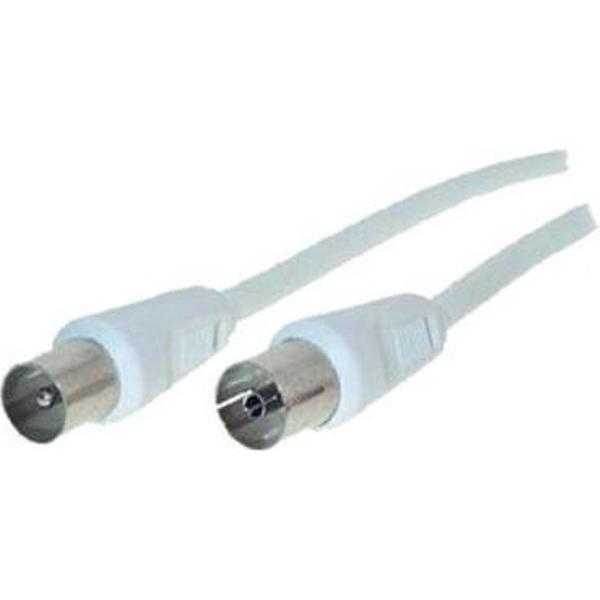 shiverpeaks Basic-S coax-kabel 1,5 m IEC Wit