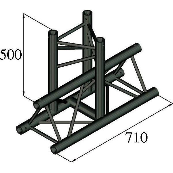 ALUTRUSS TRILOCK S-PAT-35 3-Way T-Piece