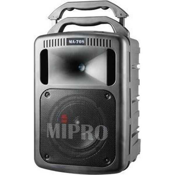 MIPRO MA-708PA Mono portable speaker 190W Rechthoek Zwart draagbare luidspreker
