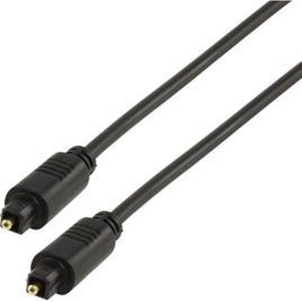 Valueline 10m Toslink 10m TOSLINK TOSLINK Zwart Glasvezel kabel