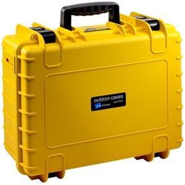 B&W International Type 500 Outdoor Case incl. schuimstof - geel