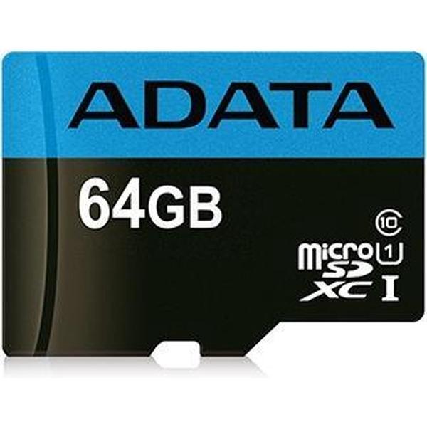 ADATA Premier flashgeheugen 64 GB MicroSDXC UHS-I Klasse 10