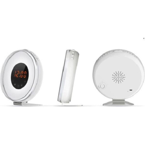 Wake Up Light Wekker - Natuurlijk Wakker Worden - 10 Verschillende Helderheids Standen - Snooze Functie - Radio is Ontvangbaar - Alarm - Verschillende Kleuren Licht - Natuurlijke Geluiden voor een Heerlijke Ontwaking