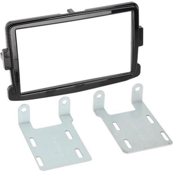2-DIN paneel Dacia 2012- / Opel Vivaro (X82) 08/2014- / Renault Trafic(E82-F82) 09/2014- Piano zwart