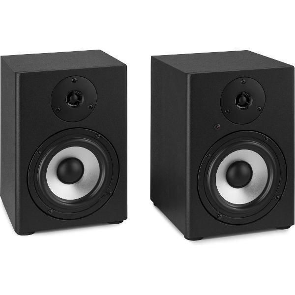 Studio monitor - Vonyx SM50 Actieve 2-weg studio monitor speakerset 5.25 inch - 140W