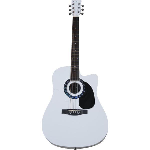 Origineel kado - bluetooth speaker - USB aansluiting - cutaway western gitaar - gadget
