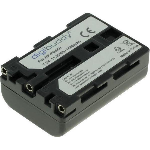 Digibuddy A Merk Accu Batterij Sony NP-FM55H / NP-FM50 / NP-QM51 - 1600mAh