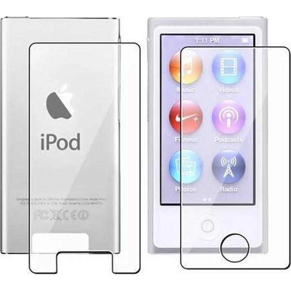 Voor - Achter SET Screenprotector Bescherm-Folie voor iPod Nano 7