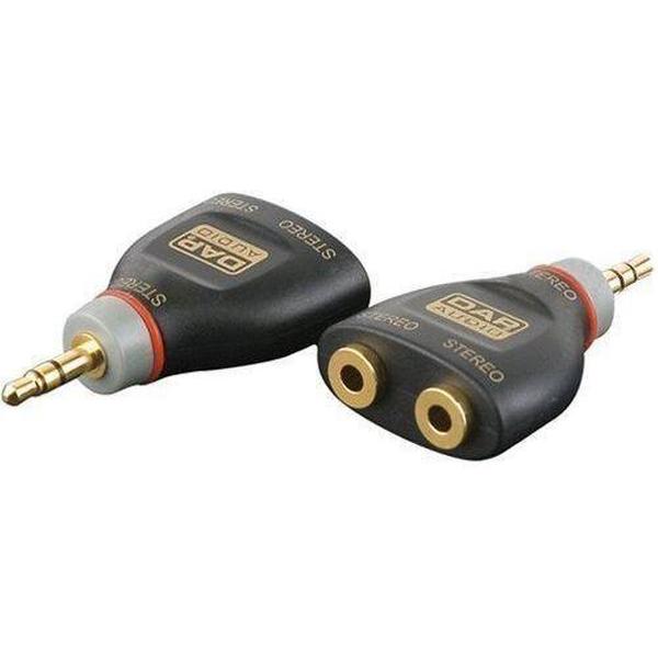 DAP Audio DAP Xcaliber miniJack male - 2 miniJack female stereo adapter Home entertainment - Accessoires