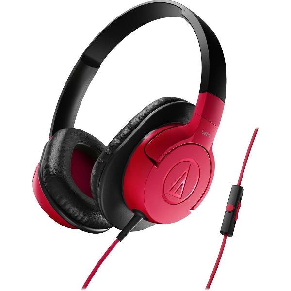 Audio Technica AX1IS - Over-ear koptelefoon - Rood