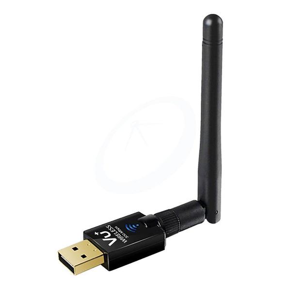 VU+ Draadloze 300 Mbps USB 2.0 adapter incl. antenne