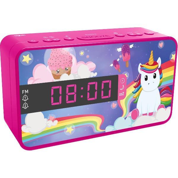 Bigben Wekkerradio Eenhoorn/Unicorn - 3 Wisselbare Panelen