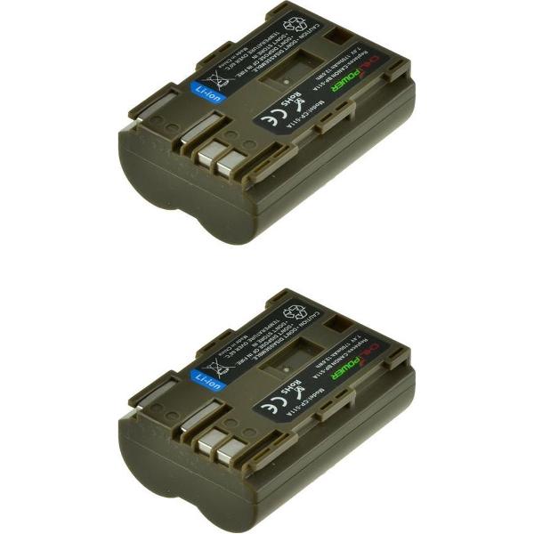 ChiliPower Canon BP-511 / BP-511A camera batterij - 2 stuks verpakking