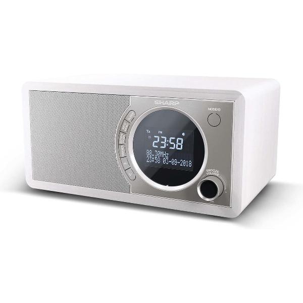 Sharp DR-450(WH) DAB+ - FM radio - Bluetooth - wit